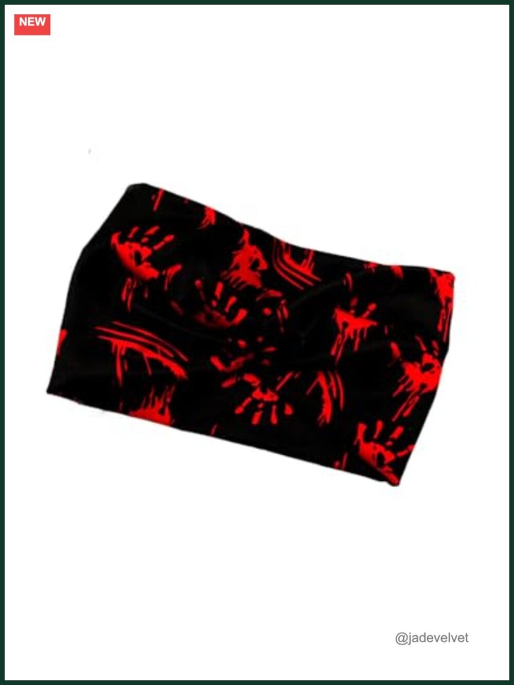 Bloody Halloween Headband Turban Hair Accessory Cosplay Party